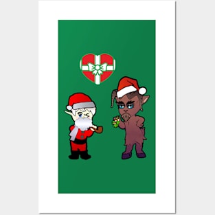 KRAMPUS X SANTA Posters and Art